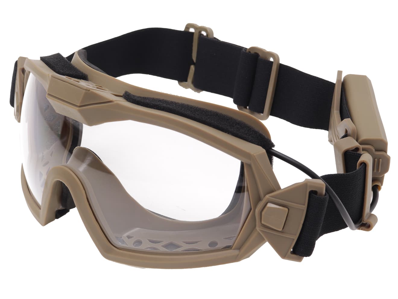 WoSporT タクティカル アンチフォグ ファンゴーグル [カラー：BK / TAN]