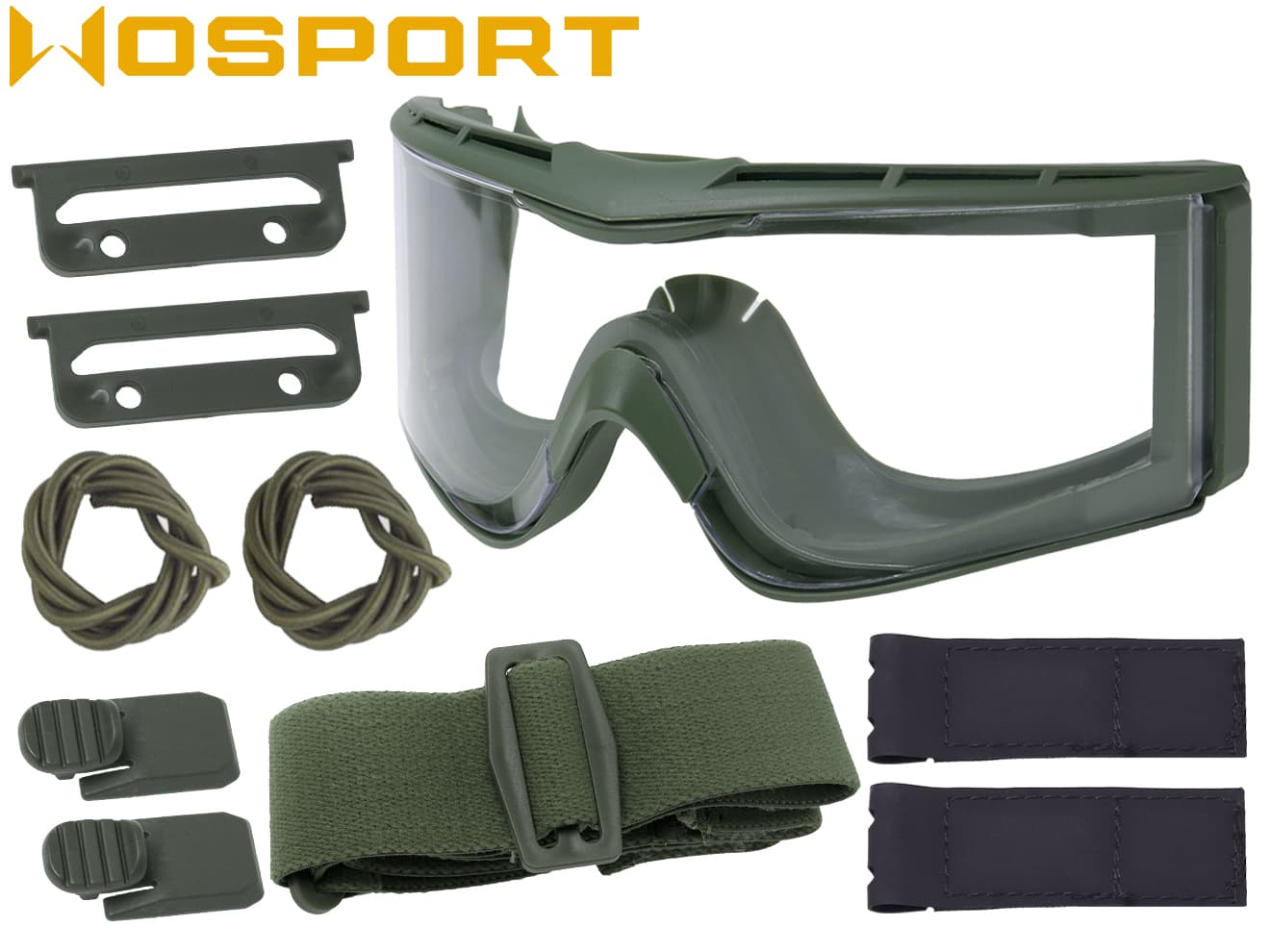 WoSporT W810 3WAY タクティカルゴーグル [カラー：BK / OD / TAN]