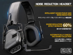 WoSporT Gen5 タクティカル ヘッドセット w /  サウンドピックアップ&ノイズリダクション [カラー：BK / TAN]