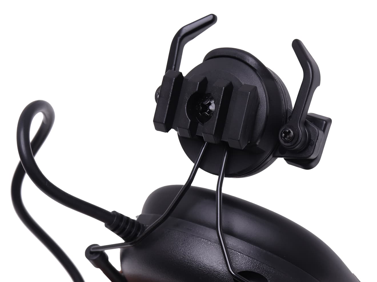 WoSporT Gen5 タクティカル ヘッドセット w /  サウンドピックアップ&ノイズリダクション for ヘルメット(ARC) [カラー：BK / TAN]