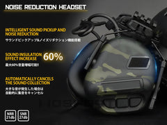 WoSporT Gen5 タクティカル ヘッドセット w /  サウンドピックアップ&ノイズリダクション for ヘルメット(ARC) [カラー：BK / TAN]