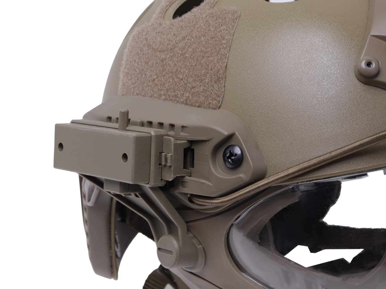 WoSporT FAST CARBONタイプ ヘルメット&パイロットマスク スチールメッシュVer M-SIZE [カラー：BK / TAN]