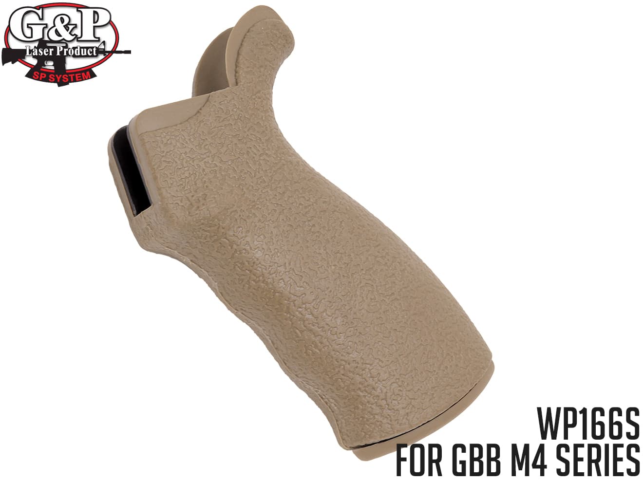 G&P LMT Ergo タクティカルグリップ for WA(ウェスタンアームズ) GBB M4 [カラー：ブラック / サンド]