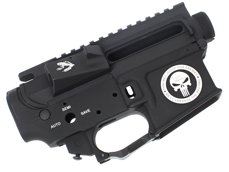 G&P MUR-1アッパー メタルフレーム for WA(ウェスタンアームズ) GBB M4 [マーキング：TROY / VLTOR / VLI]