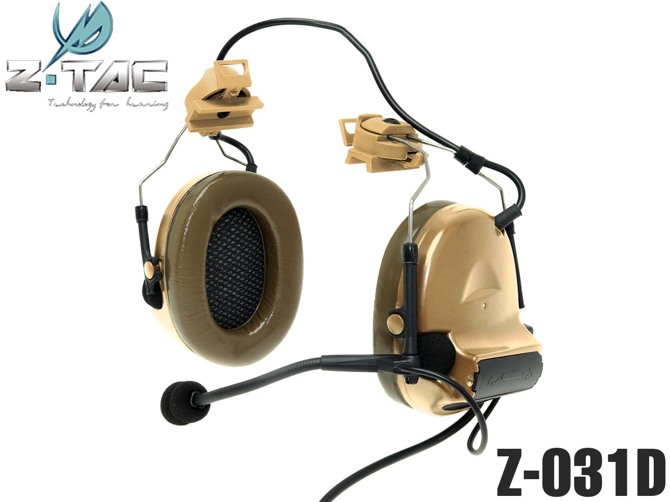 Z-TACTICAL CMTC II タクティカルヘッドセット for FASTヘルメット [カラー：BK / DE / FG]