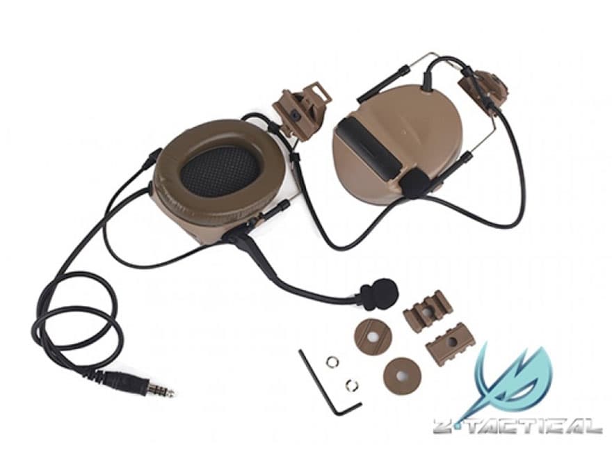 Z-TACTICAL CMTC II タクティカルヘッドセット for FASTヘルメット [カラー：BK / DE / FG]