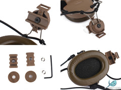 Z-TACTICAL CMTC II タクティカルヘッドセット for FASTヘルメット [カラー：BK / DE / FG]