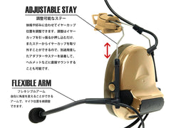 Z-TACTICAL CMTC II タクティカルヘッドセット for FASTヘルメット [カラー：BK / DE / FG]
