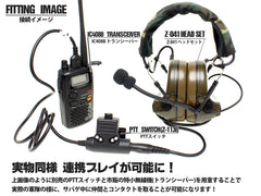 Z-TACTICAL CMTC II タクティカルヘッドセット for FASTヘルメット [カラー：BK / DE / FG]
