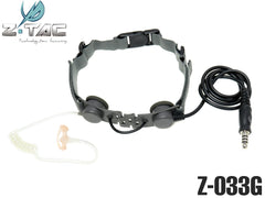 Z-TACTICAL タクティカルスロートマイク [カラー：BK / グレイ / TAN]