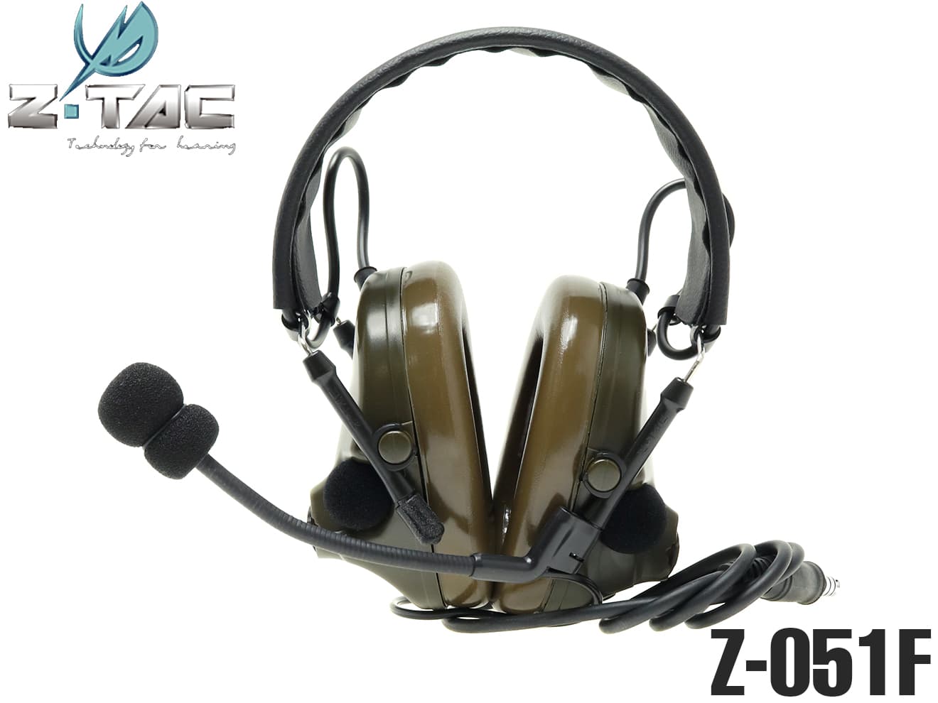 Z-TACTICAL CMTC III タクティカルヘッドセット [カラー：BK / CB / DE