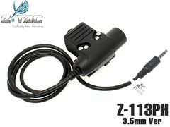 Z-TACTICAL NEXUS U94タイプ PTTスイッチ [適合：ICOM / KENWOOD / 3.5mmジャック]
