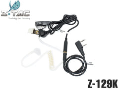 Z-TACTICAL FBIスタイル アコースティックヘッドセット [適合：ICOM / KENWOOD]