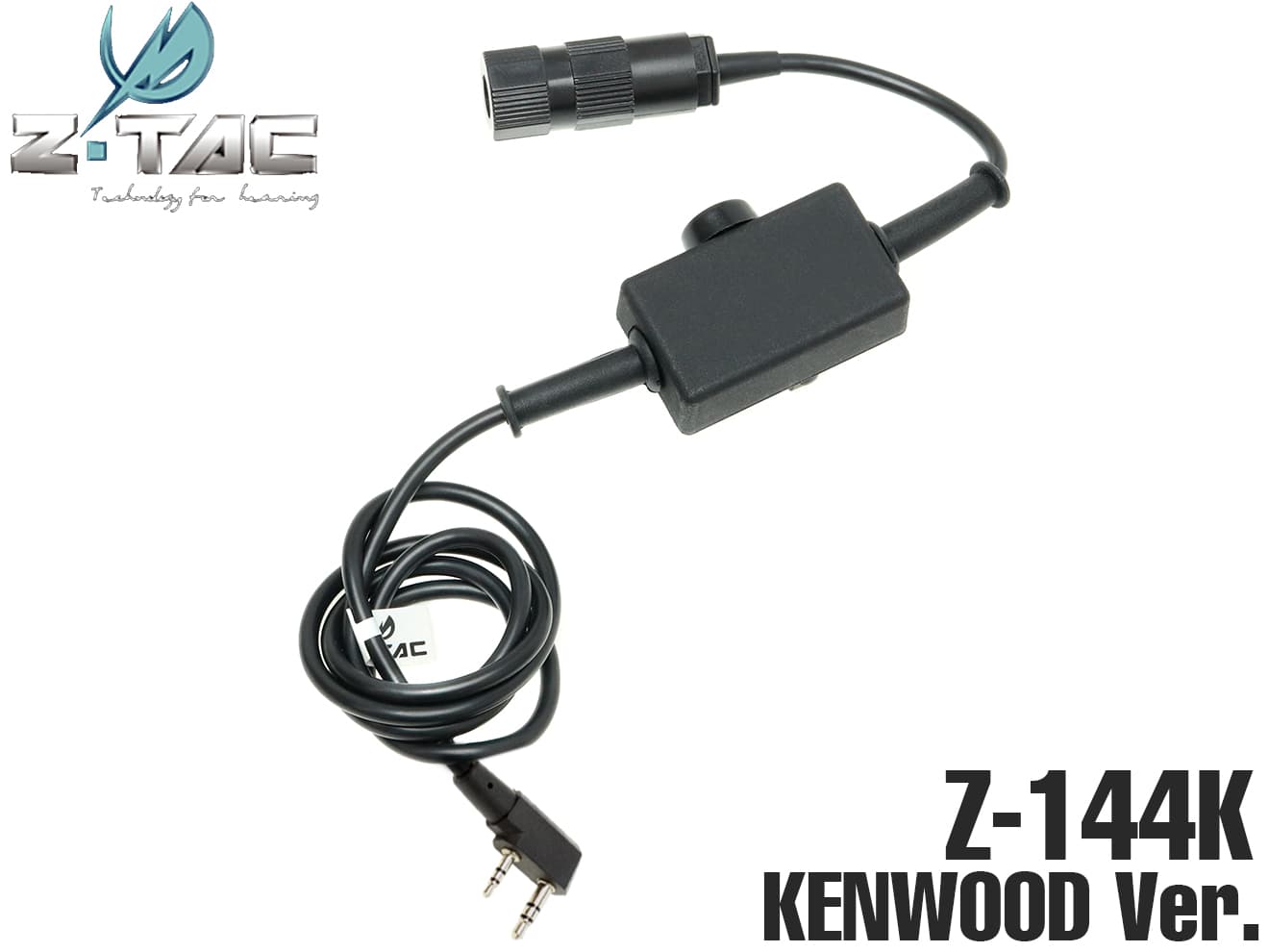 Z-TACTICAL AS SF シングル PTTスイッチ [適合：ICOM / KENWOOD / 3.5mmジャック]