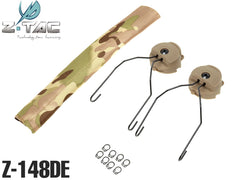 Z-TACTICAL FAST ヘルメット レールアダプターセット for MSA ヘッドセット [カラー：BK / DE]