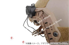 Z-TACTICAL FAST ヘルメット レールアダプターセット for MSA ヘッドセット [カラー：BK / DE]