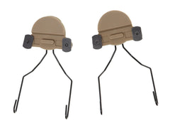 Z-TACTICAL EXFIL ヘルメット レールアダプターセット for MSA ヘッドセット [カラー：BK / DE]