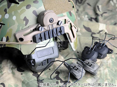 Z-TACTICAL EXFIL ヘルメット レールアダプターセット for MSA ヘッドセット [カラー：BK / DE]