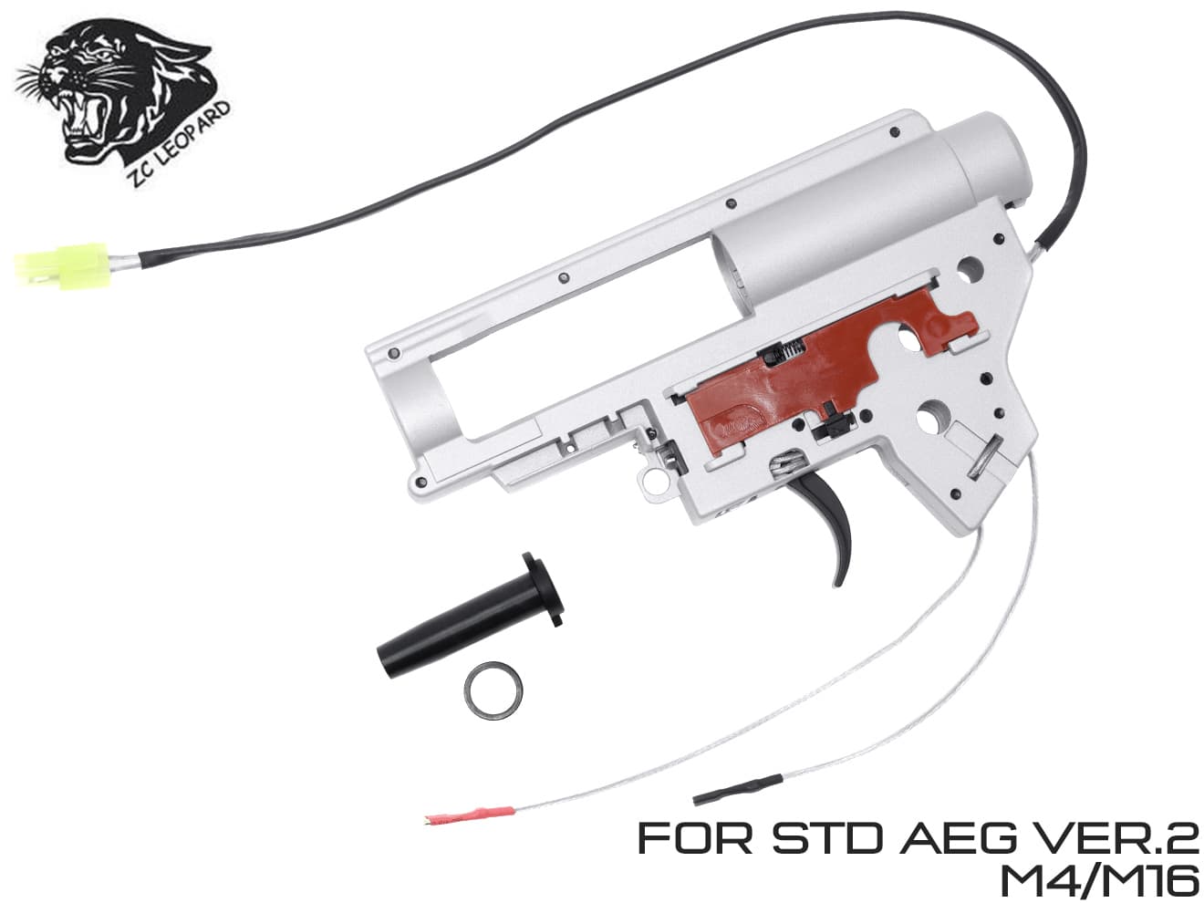ZC LEOPARD V2 QD メカボックスセット for AEG M4 [配線方法：前方配線 / 後方配線配線]