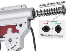 ZC LEOPARD V2 QD ハイパフォーマンス メカボックスCOMP 8mm for AEG M4 [配線-スイッチ：前方-マイクロスイッチ / 後方-MosFET / 後方-マイクロスイッチ]