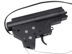 ZC LEOPARD V2 QD スタンダード メカボックスCOMP 8mm for AEG M4 [配線-スイッチ：前方-マイクロスイッチ / 前方-標準スイッチ / 後方-マイクロスイッチ / 後方-標準スイッチ / 後方-MosFET]