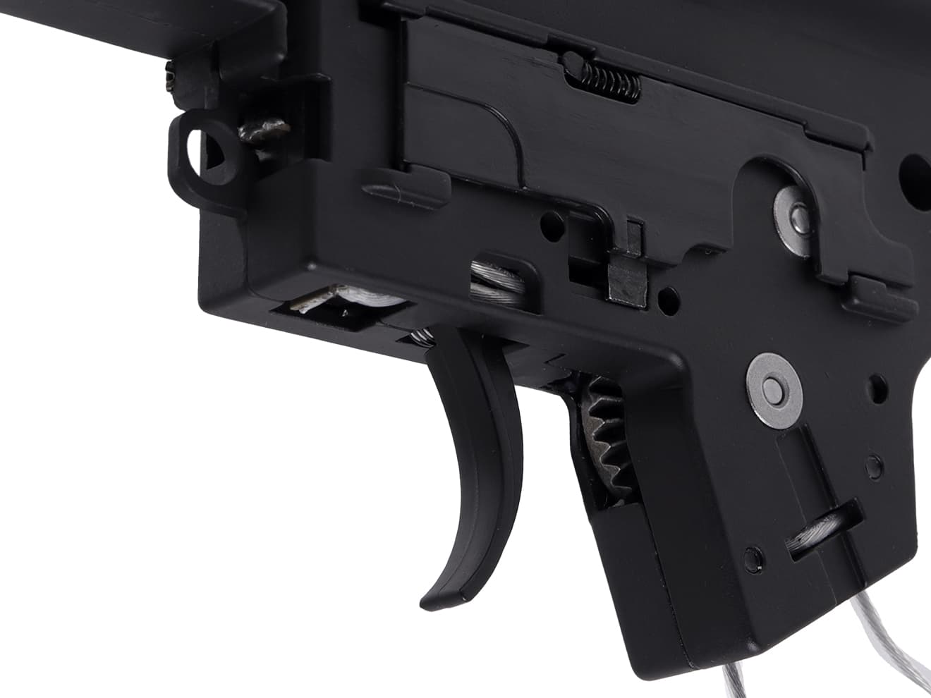 ZC LEOPARD V2 QD スタンダード メカボックスCOMP 8mm for AEG M4 [配線-スイッチ：前方-マイクロスイッチ / 前方-標準スイッチ / 後方-マイクロスイッチ / 後方-標準スイッチ / 後方-MosFET]