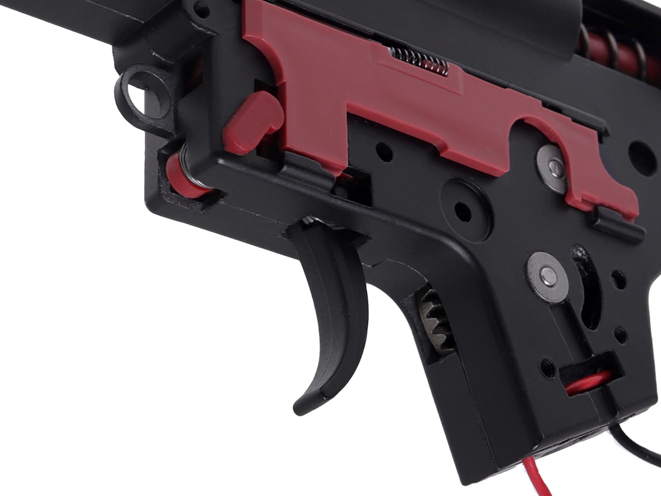 ZC LEOPARD V2 QD スタンダード メカボックスCOMP 8mm for AEG M4 [配線-スイッチ：前方-マイクロスイッチ / 前方-標準スイッチ / 後方-マイクロスイッチ / 後方-標準スイッチ / 後方-MosFET]