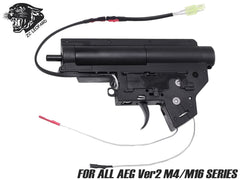ZC LEOPARD V2 QD スタンダード メカボックスCOMP 8mm for AEG M4 [配線-スイッチ：前方-マイクロスイッチ / 前方-標準スイッチ / 後方-マイクロスイッチ / 後方-標準スイッチ / 後方-MosFET]