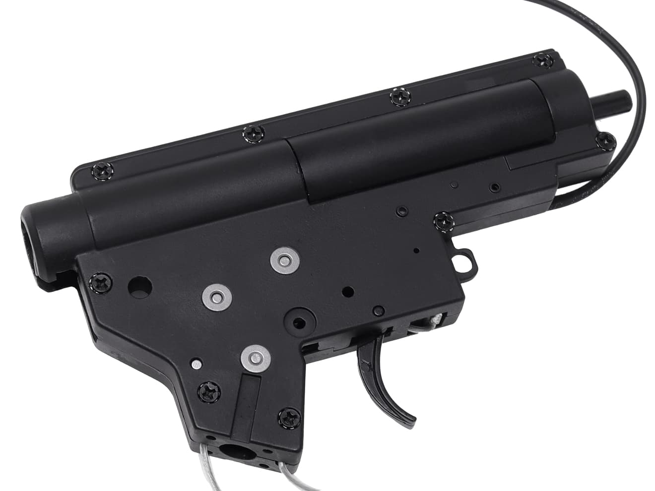 ZC LEOPARD V2 QD スタンダード メカボックスCOMP 8mm for AEG M4 [配線-スイッチ：前方-マイクロスイッチ / 前方-標準スイッチ / 後方-マイクロスイッチ / 後方-標準スイッチ / 後方-MosFET]