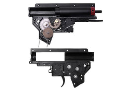 ZC LEOPARD V2 QD スタンダード メカボックスCOMP 8mm for AEG M4 [配線-スイッチ：前方-マイクロスイッチ / 前方-標準スイッチ / 後方-マイクロスイッチ / 後方-標準スイッチ / 後方-MosFET]