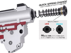 ZC LEOPARD V3 QD ハイパフォーマンス メカボックスCOMP 8mm 前方配線/マイクロスイッチ for AEG AK