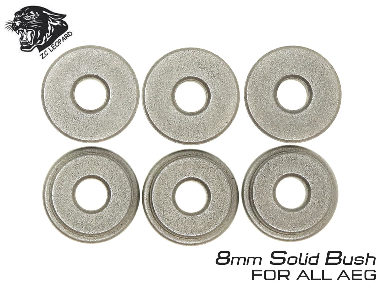 ZC LEOPARD AEG オイルレスメタル ソリッドブッシュ [サイズ：6mm / 7mm / 8mm]