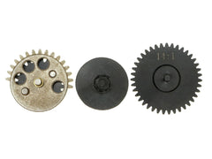 ZC LEOPARD AEG インテグレート スチールCNCギアセット [ギア比：13:1(ハイスピード) / 14:1(ハイスピード) / 16:1(ハイスピード) / 18:1(スタンダード) / 32:1(ハイトルク)]