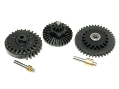 ZC LEOPARD AEG スチールCNC ベアリングギアセット [ギア比：13:1(ハイスピード) / 14:1(ハイスピード)]