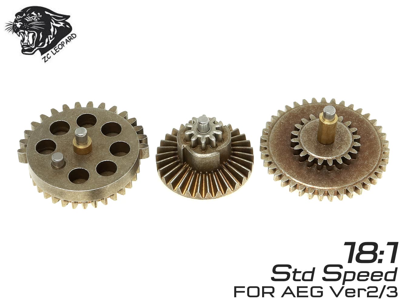 ZC LEOPARD AEG 焼結スチールギア [セット内容：6点セット / 3点セット]