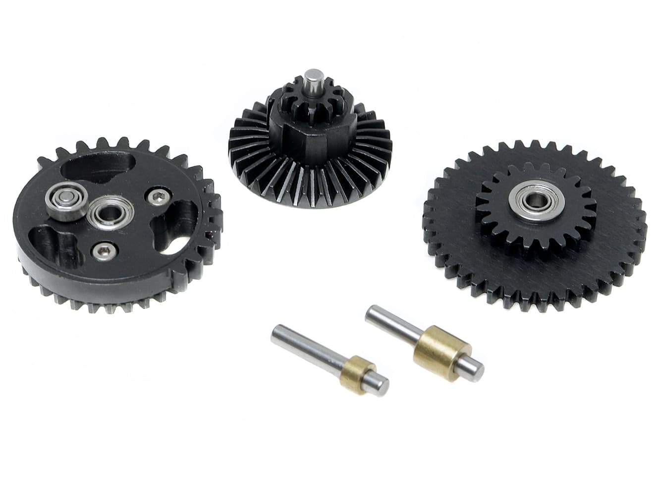 ZC LEOPARD AEG スチールCNC ベアリングギアセット [ギア比：16:1(ハイスピード) / 18:1(スタンダード)]