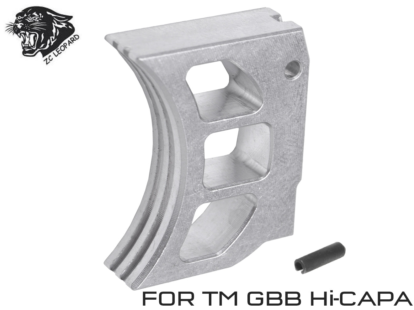 ZC LEOPARD アルミCNC トリガー TM Hi-CAPA [カラー：ブラック / シルバー]