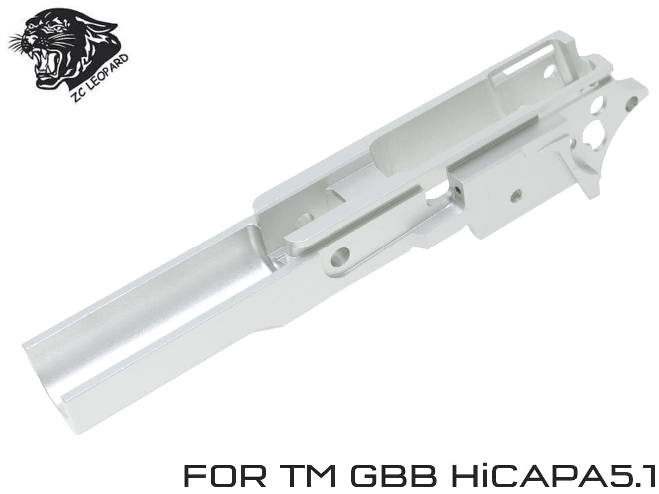 ZC LEOPARD アルミCNC ミドルフレーム TM Hi-CAPA 5.1 [カラー：ブラック / シルバー]