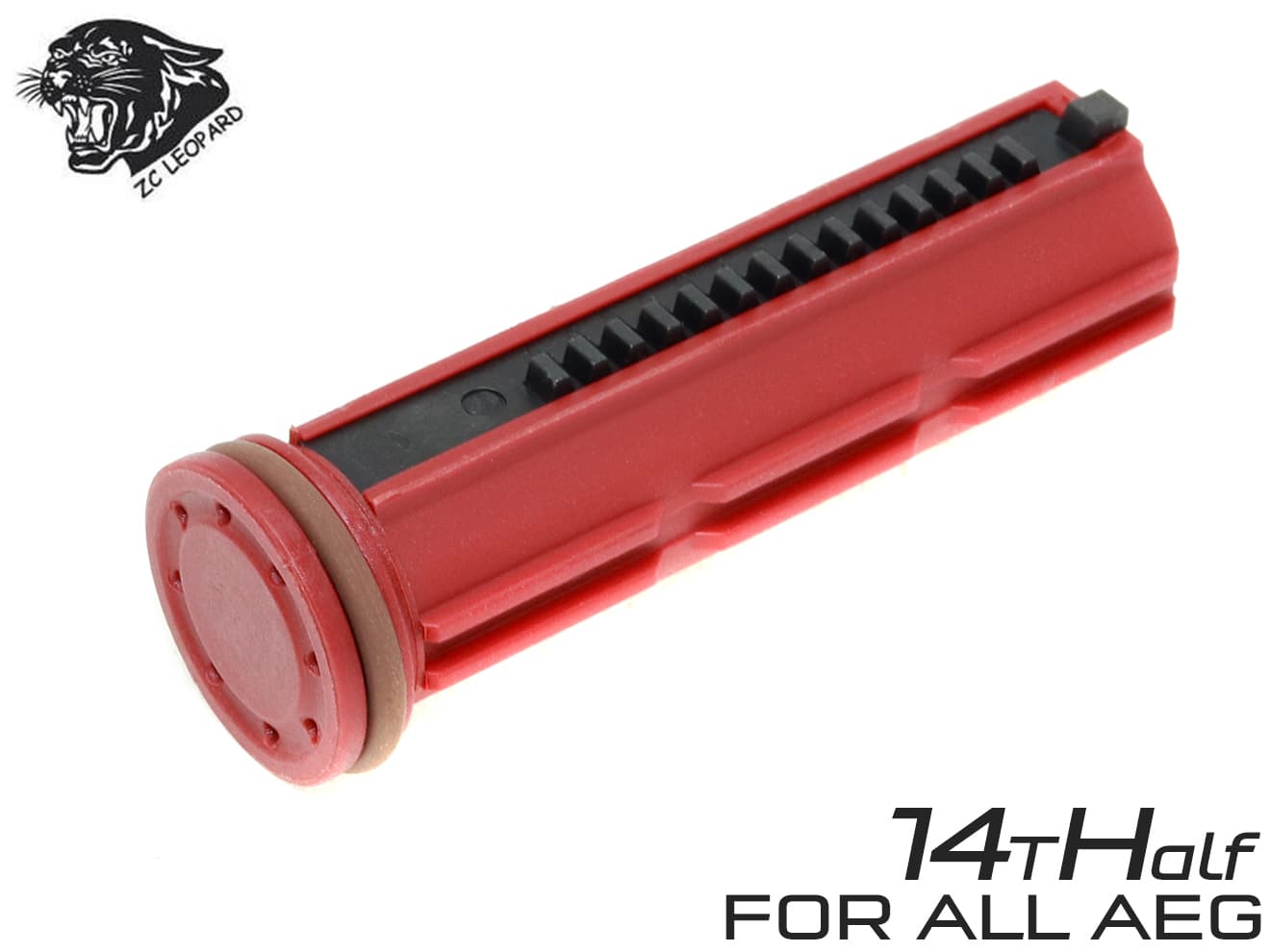 ZC LEOPARD AEG ナイロンファイバー ピストン 14T + ナイロンファイバーピストンヘッド [歯幅：フル / ハーフ]
