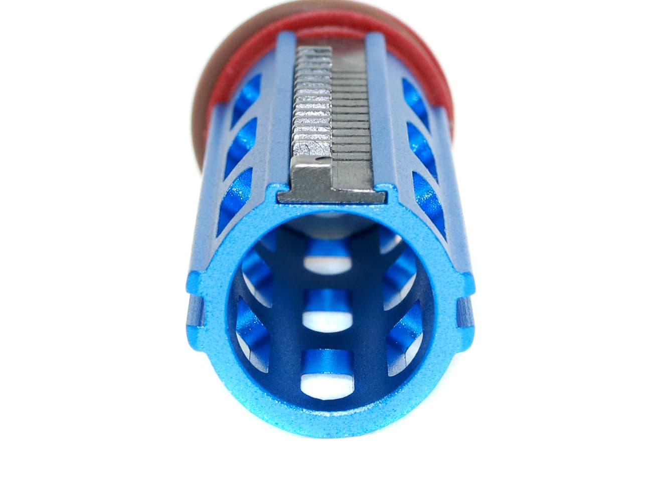 ZC LEOPARD AEG アルミニウム 強化ピストン 14T + ナイロンファイバーピストンヘッド w/ベアリング [CNC フル / CNC ハーフ / MIM フル / MIM ハーフ]