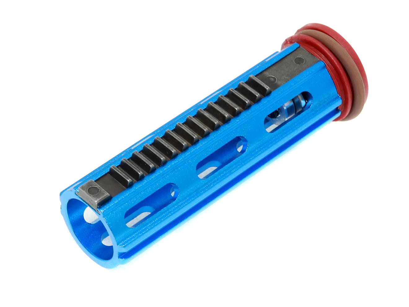 ZC LEOPARD AEG アルミニウム 強化ピストン 14T + ナイロンファイバーピストンヘッド w/ベアリング [CNC フル / CNC ハーフ / MIM フル / MIM ハーフ]