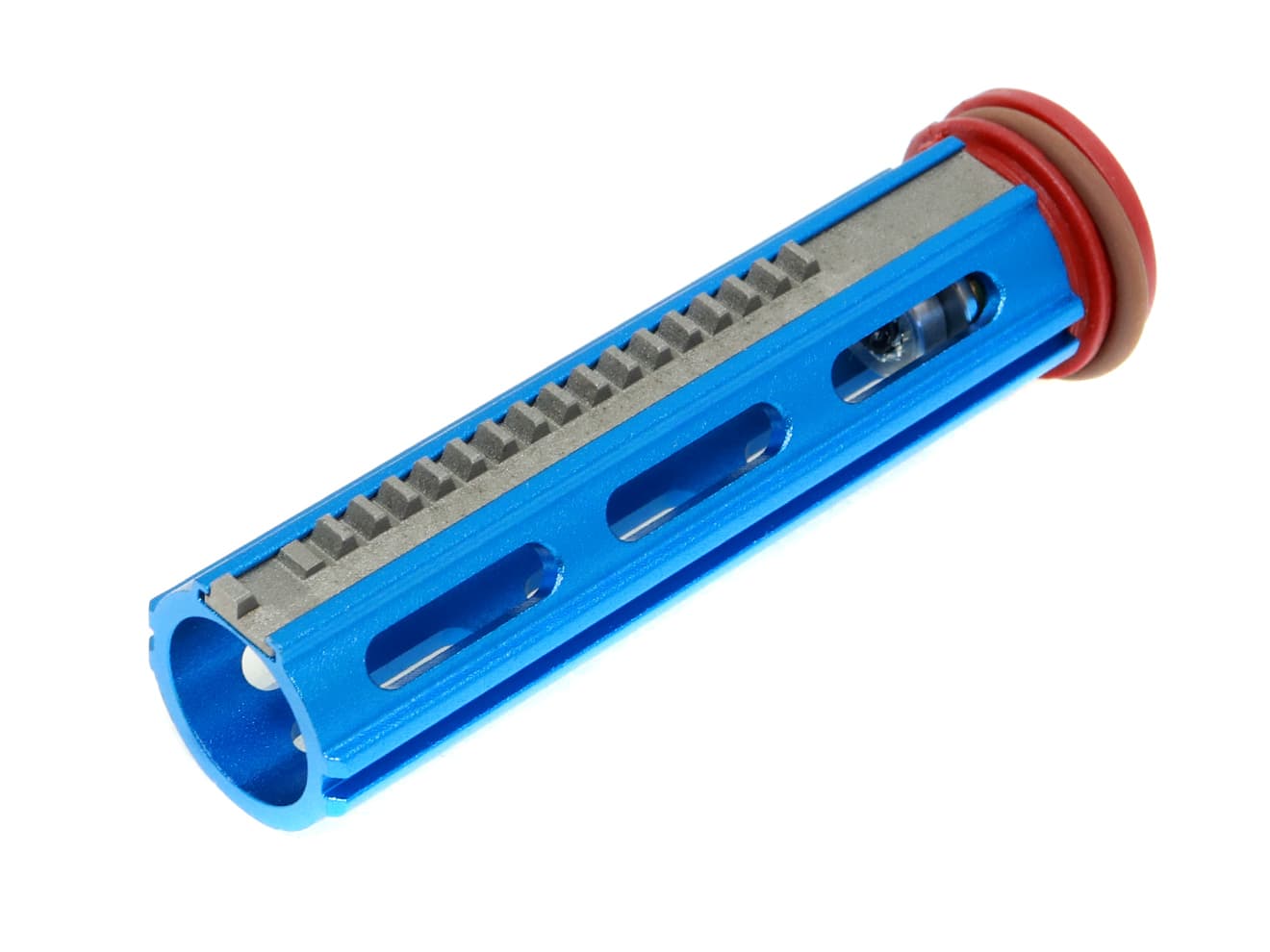 ZC LEOPARD AEG アルミニウム 強化ロングピストン 17.5T + ナイロンファイバーピストンヘッド w / ベアリング [歯幅：フル / ハーフ]