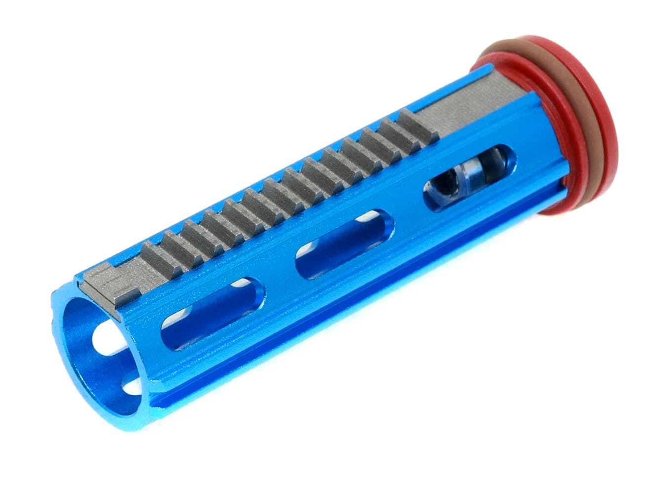 ZC LEOPARD AEG アルミニウム 強化ピストン 14T + ナイロンファイバーピストンヘッド w/ベアリング [CNC フル / CNC ハーフ / MIM フル / MIM ハーフ]