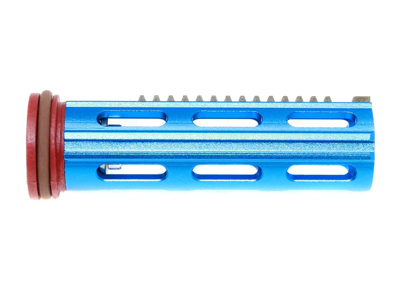 ZC LEOPARD AEG アルミニウム 強化ピストン 14T + ナイロンファイバーピストンヘッド w/ベアリング [CNC フル / CNC ハーフ / MIM フル / MIM ハーフ]