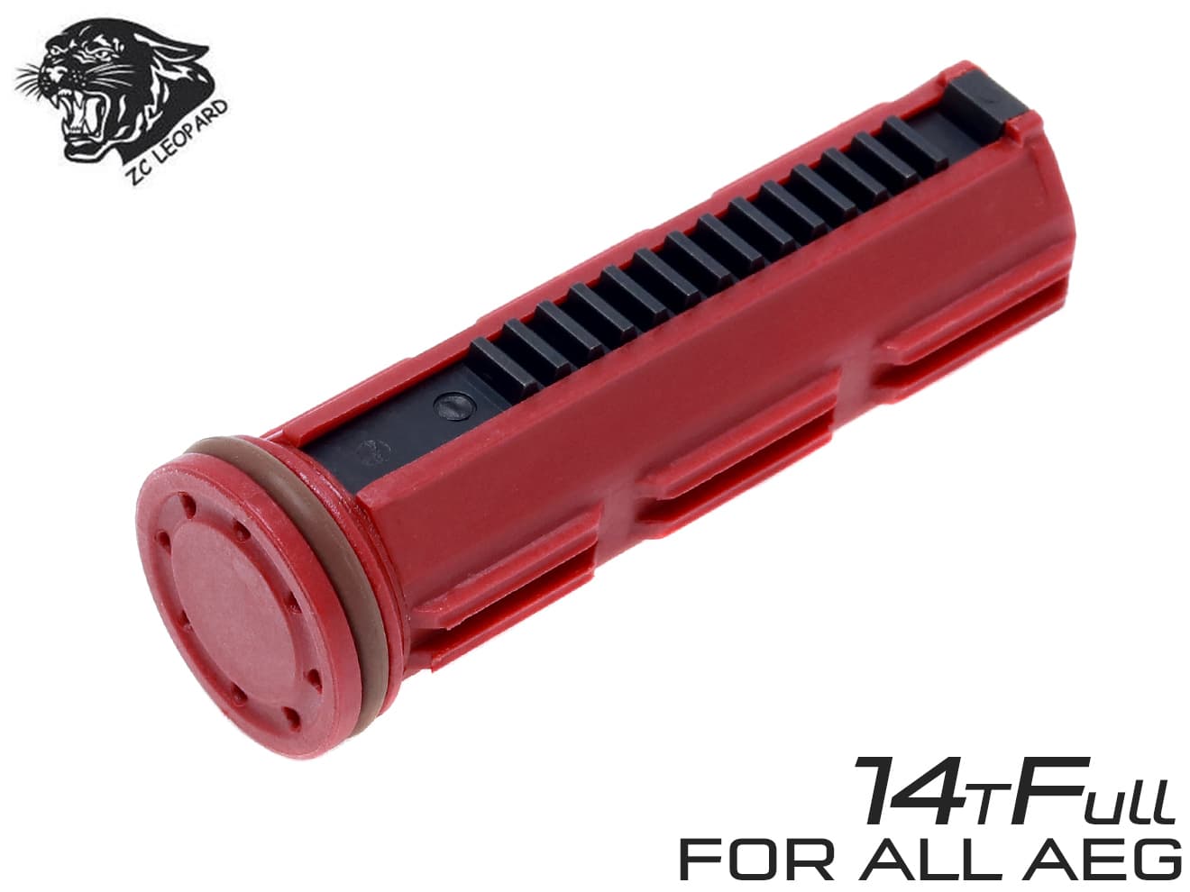 ZC LEOPARD AEG ナイロンファイバー 強化ピストン 14T + ナイロンファイバーピストンヘッド [CNC フル / CNC ハーフ / MIM フル / MIM ハーフ]