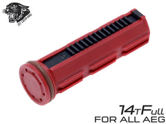 ZC LEOPARD AEG ナイロンファイバー 強化ピストン 14T + ナイロンファイバーピストンヘッド [CNC フル / CNC ハーフ / MIM フル / MIM ハーフ]