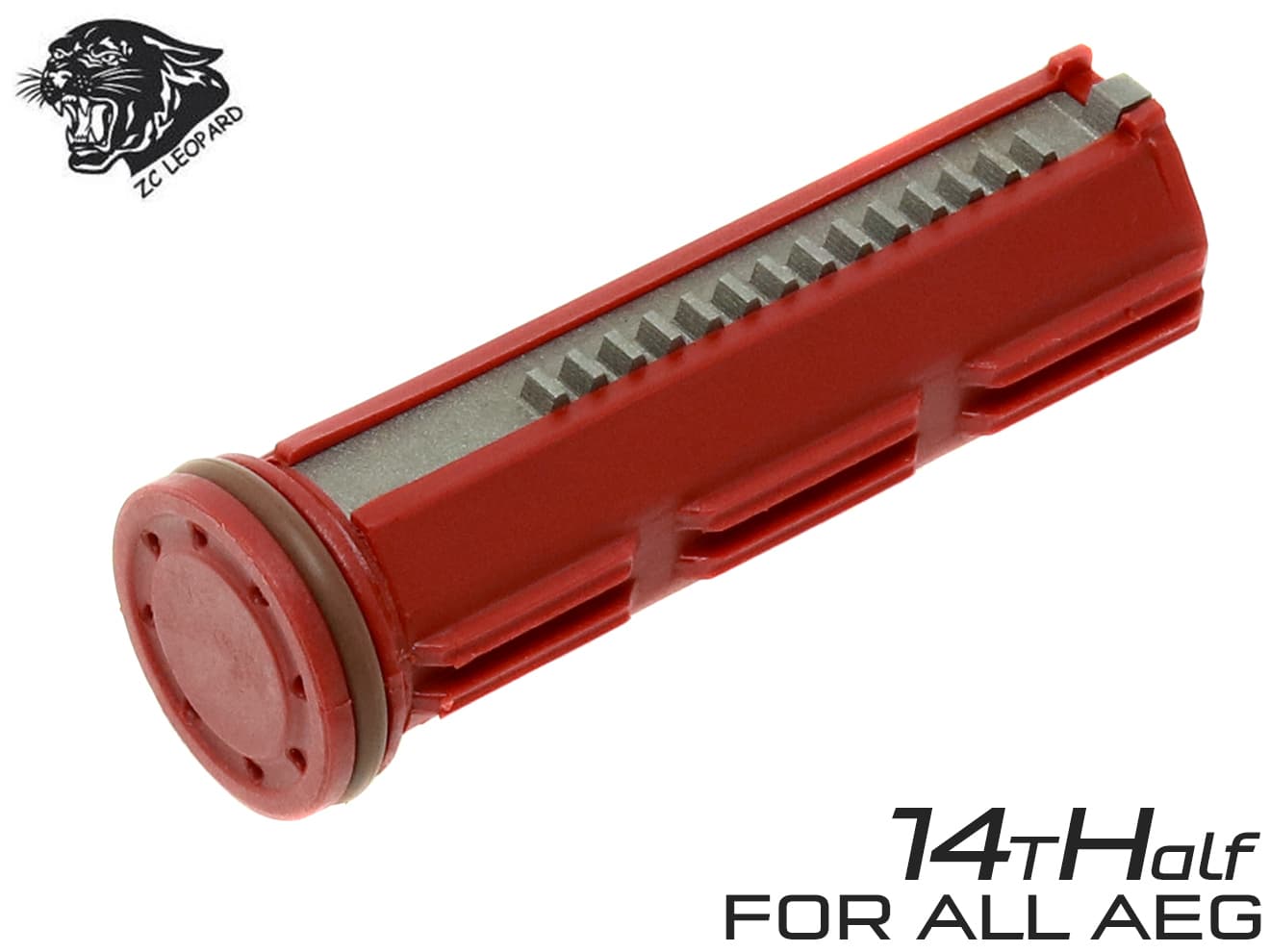 ZC LEOPARD AEG ナイロンファイバー 強化ピストン 14T + ナイロンファイバーピストンヘッド [CNC フル / CNC ハーフ / MIM フル / MIM ハーフ]