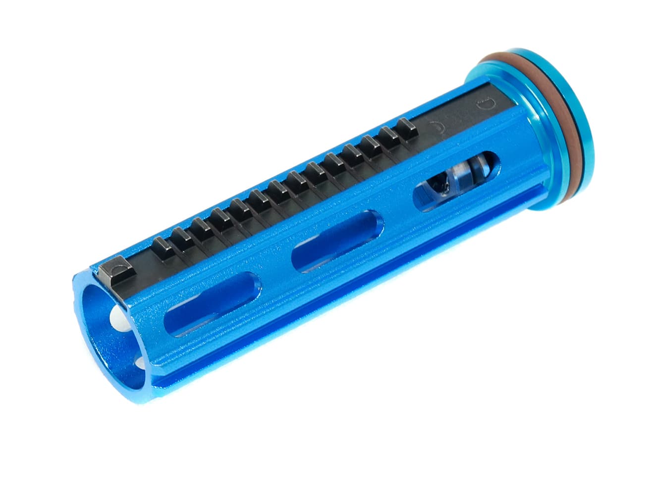 ZC LEOPARD AEG アルミニウム 強化ピストン 14T + アルミCNC ピストンヘッド w/ベアリング [CNC フル / CNC ハーフ / MIM フル / MIM ハーフ]