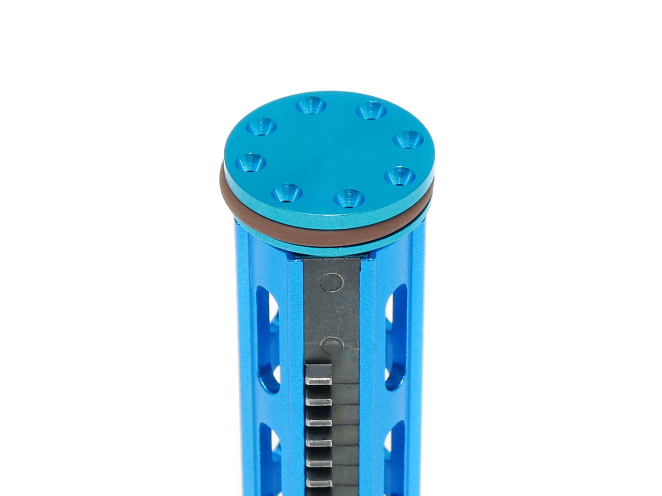 ZC LEOPARD AEG アルミニウム 強化ピストン 14T + アルミCNC ピストンヘッド w/ベアリング [CNC フル / CNC ハーフ / MIM フル / MIM ハーフ]