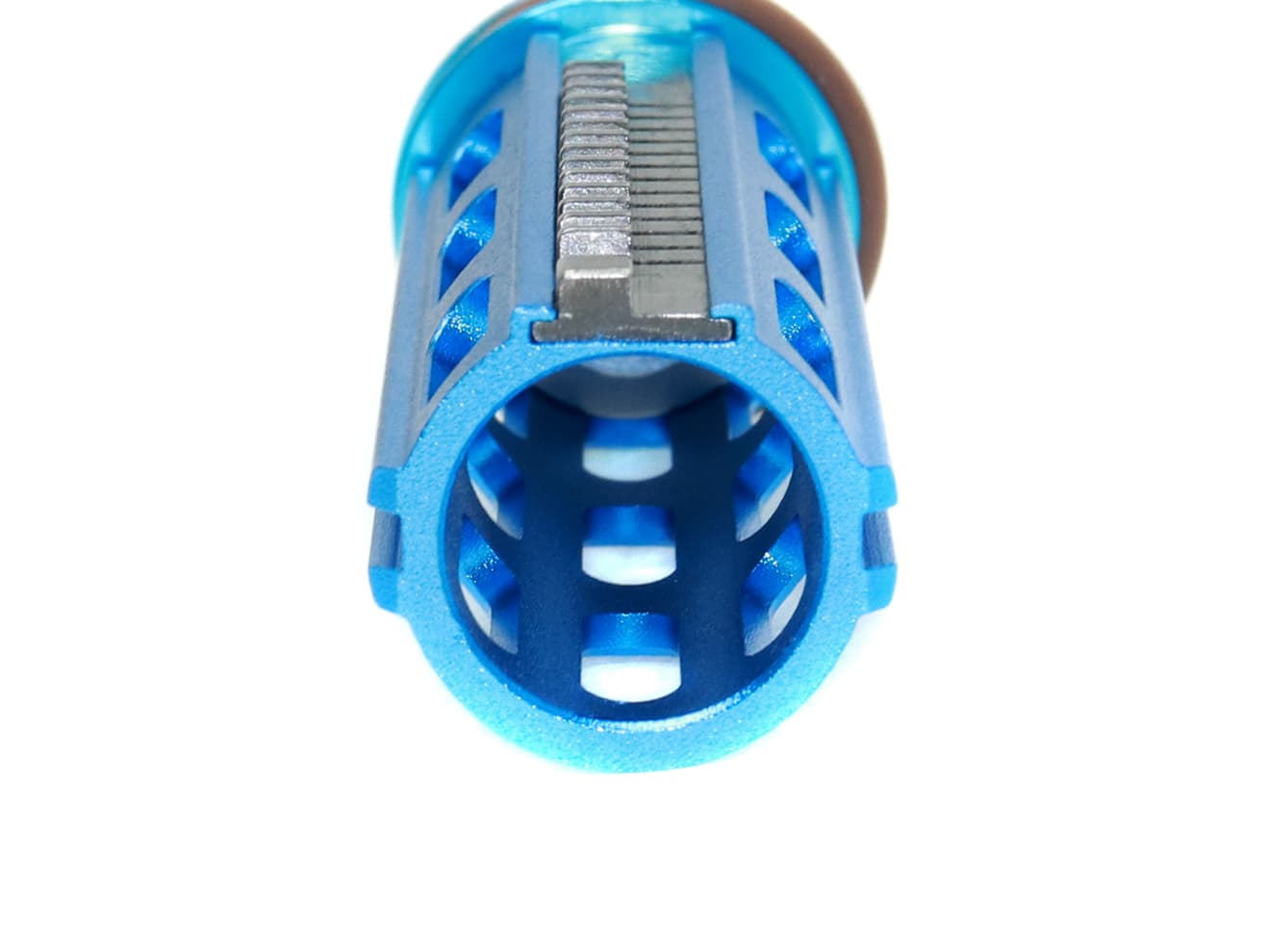 ZC LEOPARD AEG アルミニウム 強化ピストン 14T + アルミCNC ピストンヘッド w/ベアリング [CNC フル / CNC ハーフ / MIM フル / MIM ハーフ]